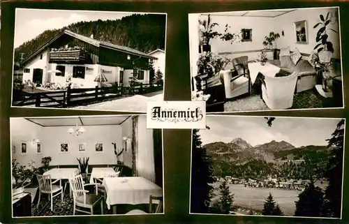 AK / Ansichtskarte 73950948 Bayrisch_Zell_Bayrischzell Gaestehaus Pension Haus Annemirl Panorama Bayerisch Alpen