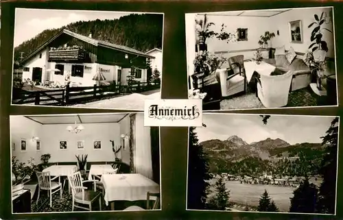 AK / Ansichtskarte  Bayrisch_Zell_Bayrischzell Gaestehaus Pension Haus Annemirl Panorama Bayerisch Alpen