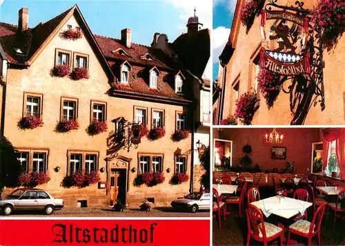 AK / Ansichtskarte 73951008 Sesslach Restaurant Altstadthof