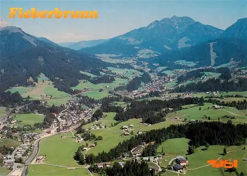 AK / Ansichtskarte 73951018 Rosenegg_Fieberbrunn Panorama Blick gegen Spielberg Kitzbueheler Alpen