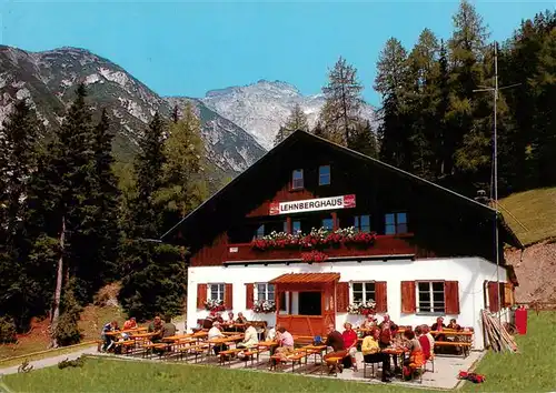 AK / Ansichtskarte  Obsteig_Tirol_AT Lehnberghaus Terrasse