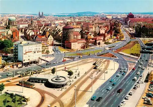 AK / Ansichtskarte  Nuernberg Stadtpanorama mit Pfaerrer