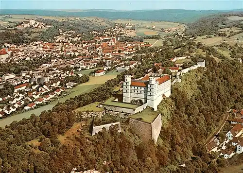 AK / Ansichtskarte 73951048 Eichstaett_Oberbayern Stadtblick mit Willibaldsburg Naturpark Altmuehltal