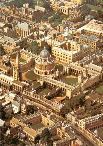 AK / Ansichtskarte 73951057 Oxford__Oxfordshire_UK Aerial view of city centre