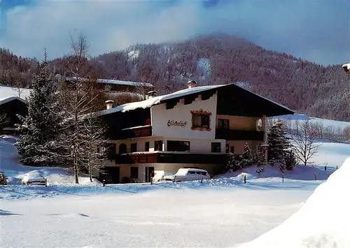 AK / Ansichtskarte  Waidring_Tirol_AT Haus Glockenhof Winterlandschaft