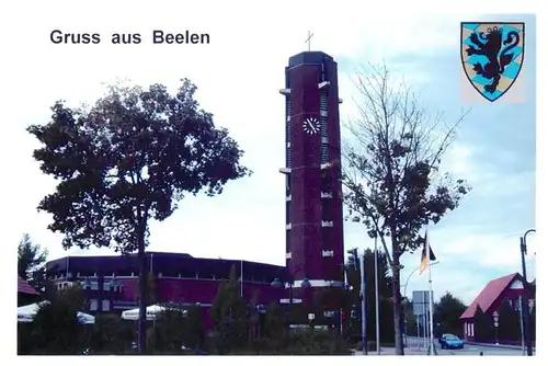 AK / Ansichtskarte  Beelen__Westfalen Kirche Wappen