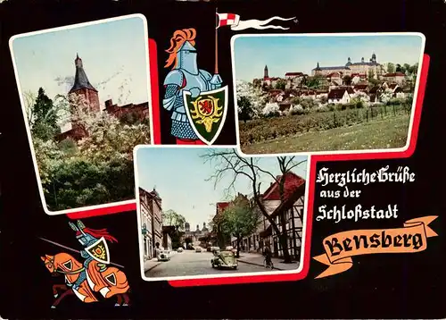 AK / Ansichtskarte  Bensberg_Bergisch-Gladbach Teilansichten Schloss Innenstadt