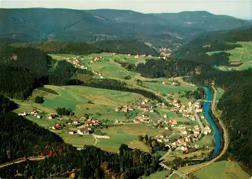 AK / Ansichtskarte  Huzenbach_Baiersbronn Panorama Murgtal Schwarzwald