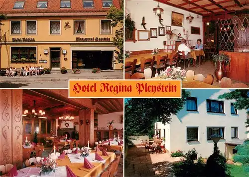 AK / Ansichtskarte  Pleystein Hotel Regina Restaurant Garten