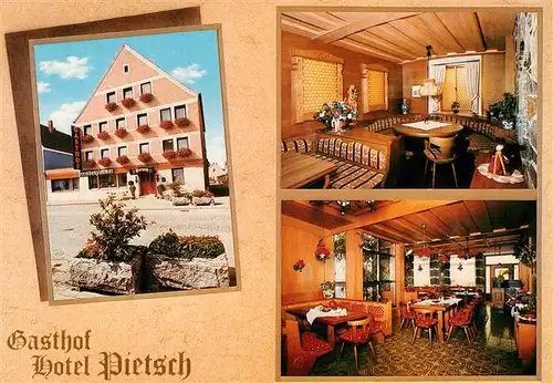 AK / Ansichtskarte  Freystadt_Oberpfalz Gasthof Hotel Pietsch Gaststube