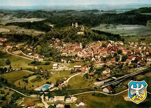 AK / Ansichtskarte  Falkenstein_Bayerischer_Wald Panorama Luftkurort