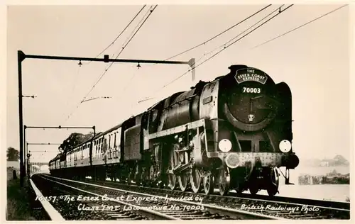 AK / Ansichtskarte  Eisenbahn_Railway_Chemin_de_Fer Essex Coast Express 70003