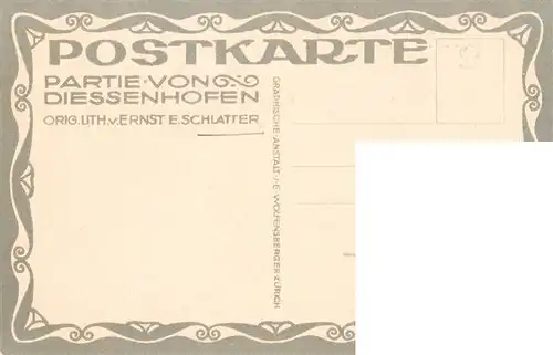 AK / Ansichtskarte  Schlatter_E.E._Kuenstlerlitho Bruecke Fluss