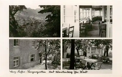 AK / Ansichtskarte  Bad_Blankenburg Burg Kaffee Saengergrotten