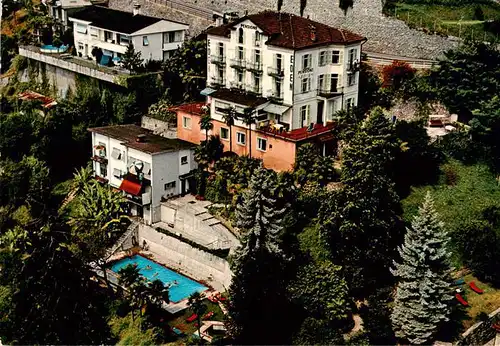 AK / Ansichtskarte  Locarno_Lago_Maggiore_TI Albergo Pensione Eden