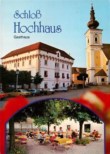 AK / Ansichtskarte 73951208 Vorchdorf Schloss Hochhaus Gasthaus Kirche