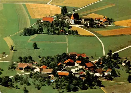 AK / Ansichtskarte  Weissenkirchen_Attergau Fliegeraufnahme mit Kirche