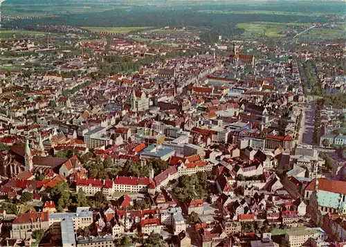 AK / Ansichtskarte  Augsburg Fliegeraufnahme