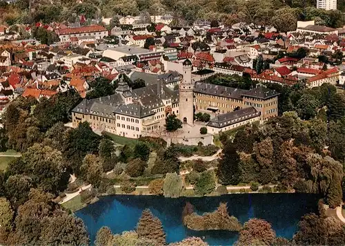 AK / Ansichtskarte  BAD_HOMBURG Schloss Homburg Fliegeraufnahme