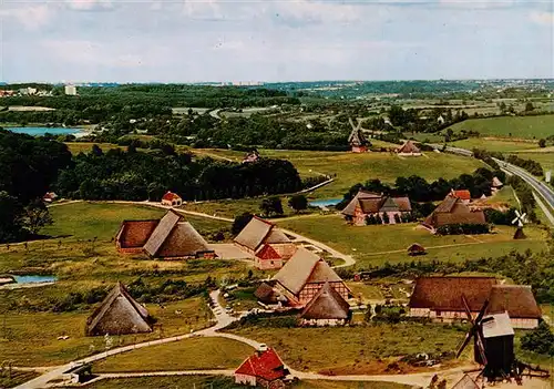 AK / Ansichtskarte 73951348 Rammsee_Kiel_Molfsee Fliegeraufnahme Schleswig Holsteinisches Freilichtmuseum