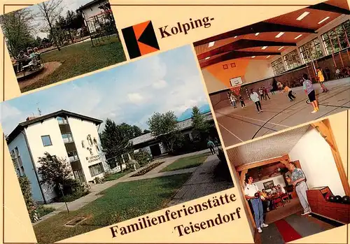 AK / Ansichtskarte  Teisendorf_Oberbayern Kolping Familienferienstaette Sporthalle Kegelbahn