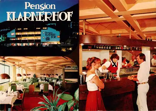 AK / Ansichtskarte 73951356 Schenna_Meran_Trentino_IT Pension Klarnerhof Gastraum Bar