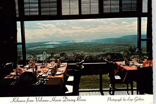 AK / Ansichtskarte 73951375 Hawaii_National_Park The Volcano House Dining Room