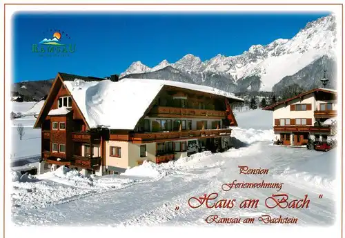 AK / Ansichtskarte  Ramsau_am_Dachstein_Schladming_Obersteiermark_AT Pension Ferienwohnung Haus am Bach