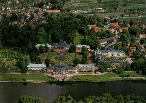 AK / Ansichtskarte  DRESDEN_Elbe Koenigliches Lustschloss Schlossgarten Pillnitz