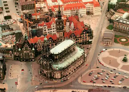 AK / Ansichtskarte  DRESDEN_Elbe Katholische Hofkirche Schloss