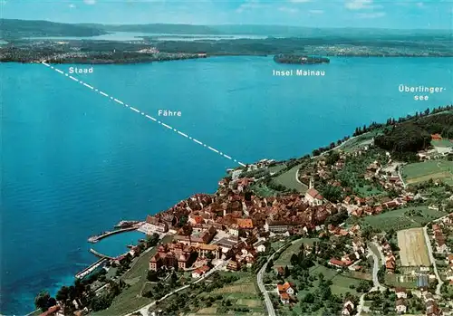 AK / Ansichtskarte  MEERSBURG_Bodensee Fliegeraufnahme