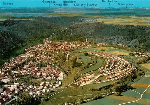 AK / Ansichtskarte  Blaubeuren Fliegeraufnahme