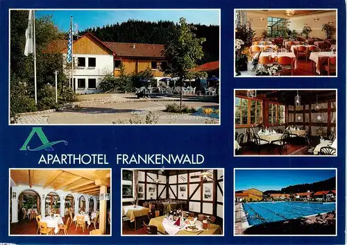 AK / Ansichtskarte  Steinwiesen Aparthotel Frankenwald Restaurant Freibad Naturpark Frankenwald