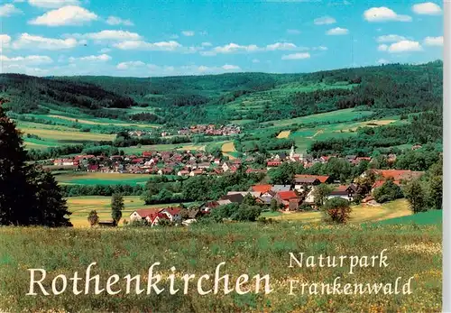 AK / Ansichtskarte  Rothenkirchen_Oberfranken Panorama Naturpark Frankenwald