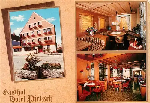 AK / Ansichtskarte 73951519 Freystadt_Oberpfalz Gasthof Hotel Pietsch Restaurant