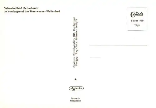 AK / Ansichtskarte  Scharbeutz_Ostseebad im Vordergrund Meerwasser-Wellenbad