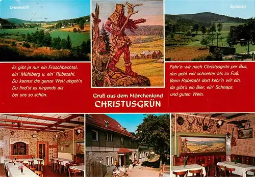 AK / Ansichtskarte 73951650 Christusgruen Ruebezahls Heimatliebe Gasthof Urlaub auf dem Bauernhof Landschaftspanorama