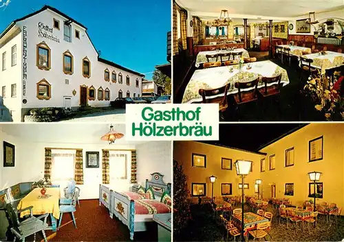 AK / Ansichtskarte  Ebersberg_Oberbayern Gasthof Hoelzerbraeu Restaurant Fremdenzimmer