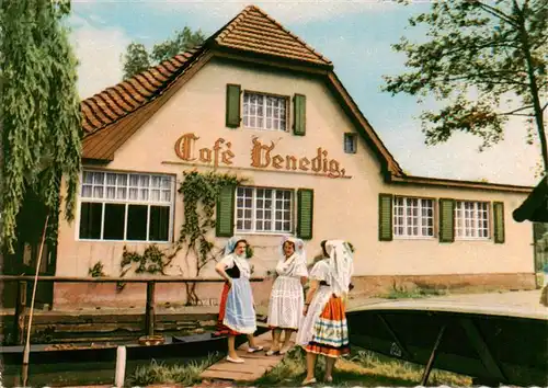 AK / Ansichtskarte  Luebbenau_Spreewald Café Venedig Trachten