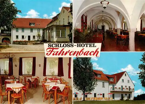 AK / Ansichtskarte 73951731 Fahrenbach_Fichtelgebirge Schlosshotel Restaurant