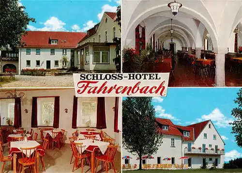AK / Ansichtskarte 73951734 Fahrenbach_Fichtelgebirge Schlosshotel Restaurant