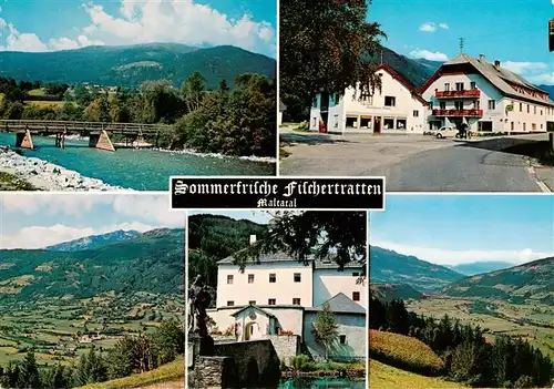 AK / Ansichtskarte  Fischertratten Sommerfrische Panorama Maltatal Hauptstrasse Gasthof