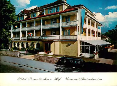 AK / Ansichtskarte  GARMISCH-PARTENKIRCHEN Hotel Partenkirchner Hof