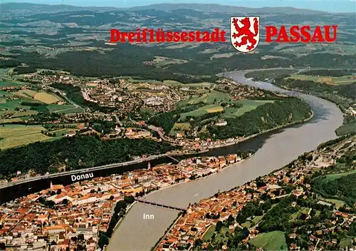 AK / Ansichtskarte 73951757 PAssAU Dreifluessestadt