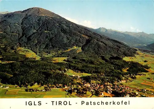 AK / Ansichtskarte 73951777 Igls_Tirol_AT Fliegeraufnahme mit Patscherkofel
