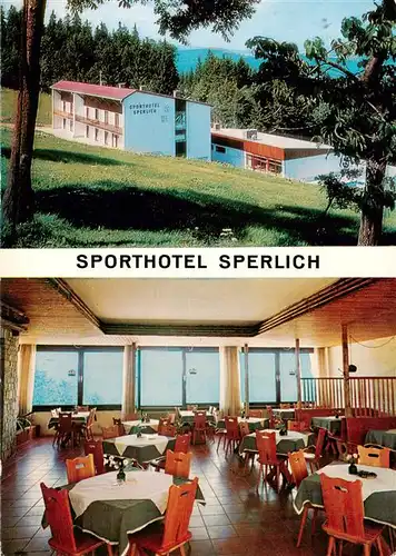 AK / Ansichtskarte  Freyung Sporthotel Sperlich Gastraum