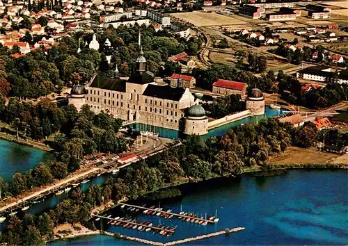 AK / Ansichtskarte  Vadstena_Sweden Vadstena Slott Fliegeraufnahme