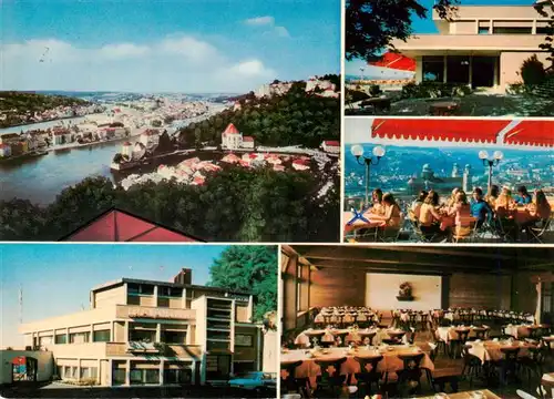 AK / Ansichtskarte  PAssAU Panorama Cafe Restaurant Oberhaus Terrasse Gastraum