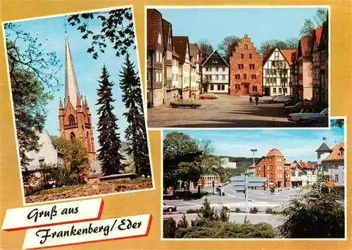 AK / Ansichtskarte 73951868 Frankenberg__Eder Kirche Altstadt Neustadt