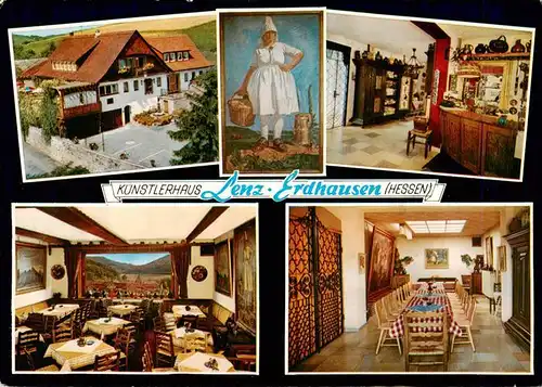 AK / Ansichtskarte 73951869 Erdhausen__Gladenbach_Hessen Kuenstlerhaus Lenz Gastraeime